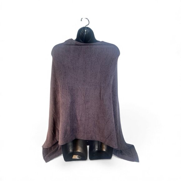 BAREFOOT DREAMS Asymmetrical Poncho Pacific Blue Cozy chic Ultra Lite One SZ new - Picture 3 of 4